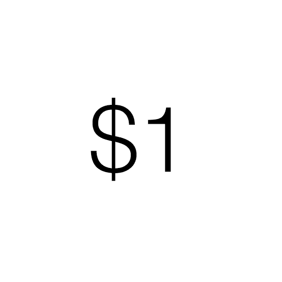 $1 token image