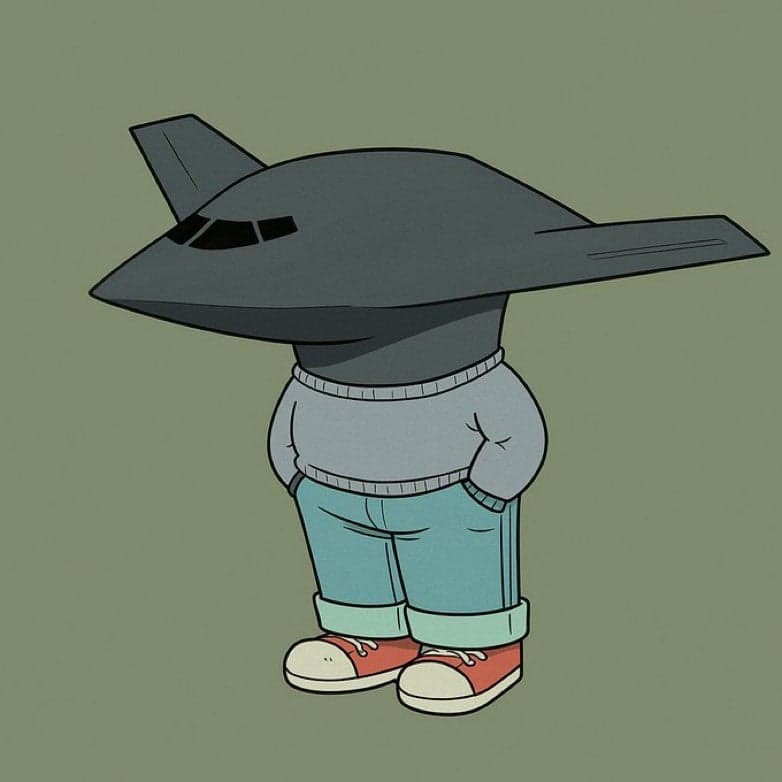 chill northrop B-2 spirit guy token image