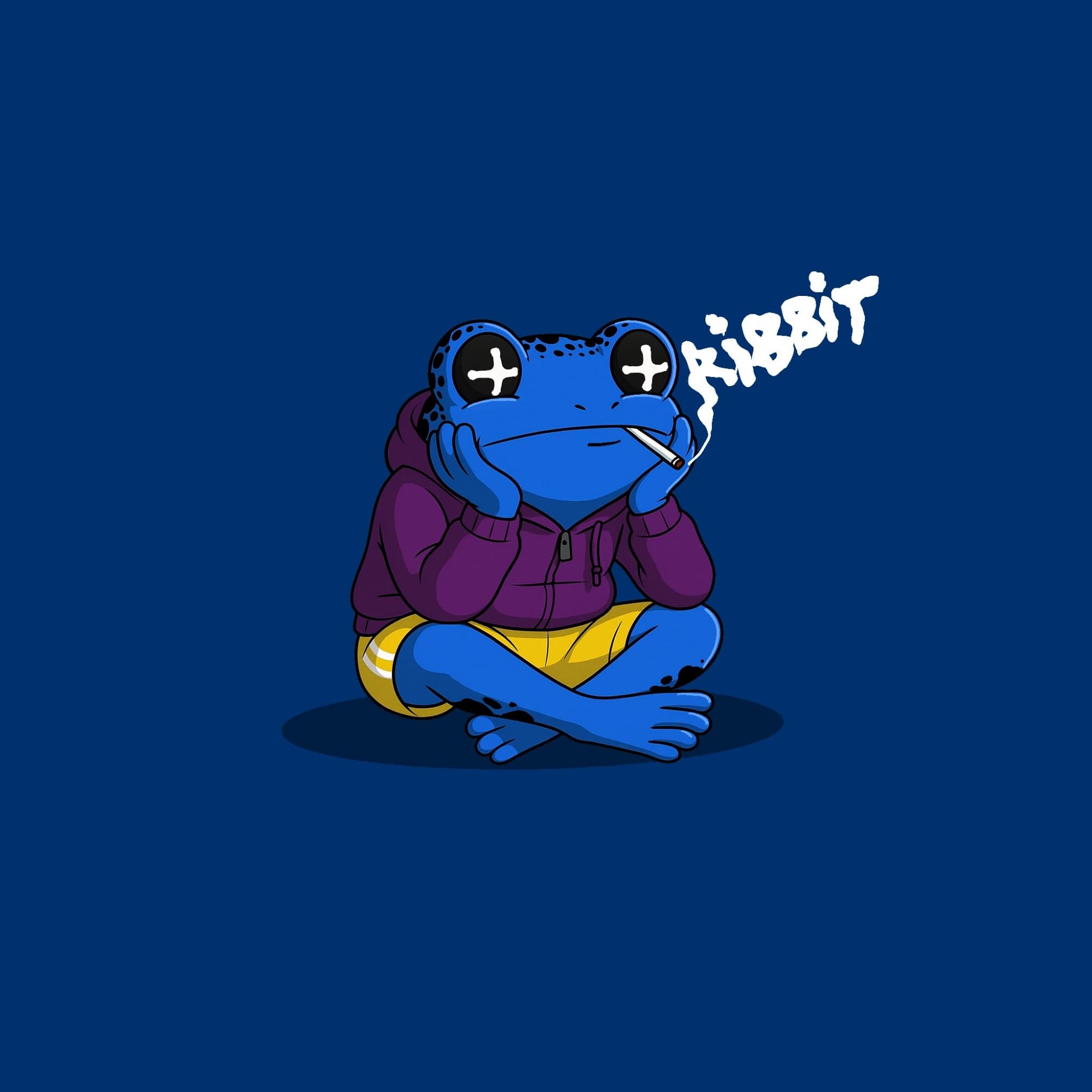 Ribbit On base token image
