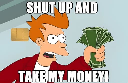 SHUT UP AND TAKE MY MONEY token image