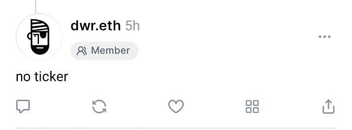The Ticker is No Ticker token image