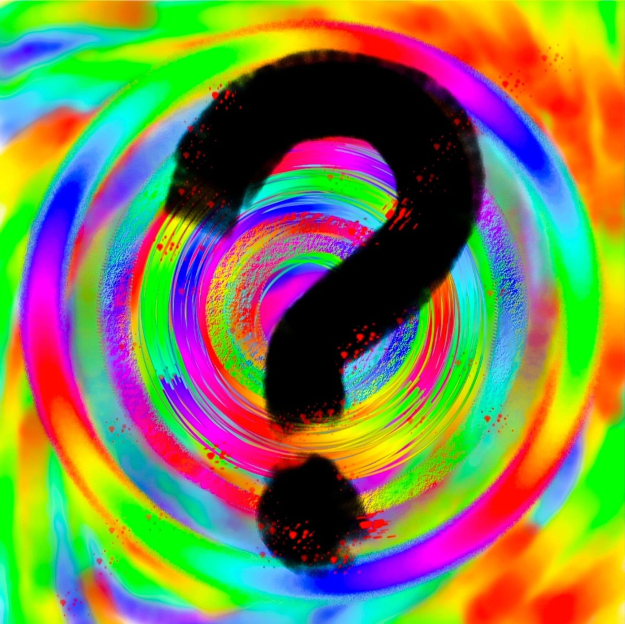 Question mark coin token image