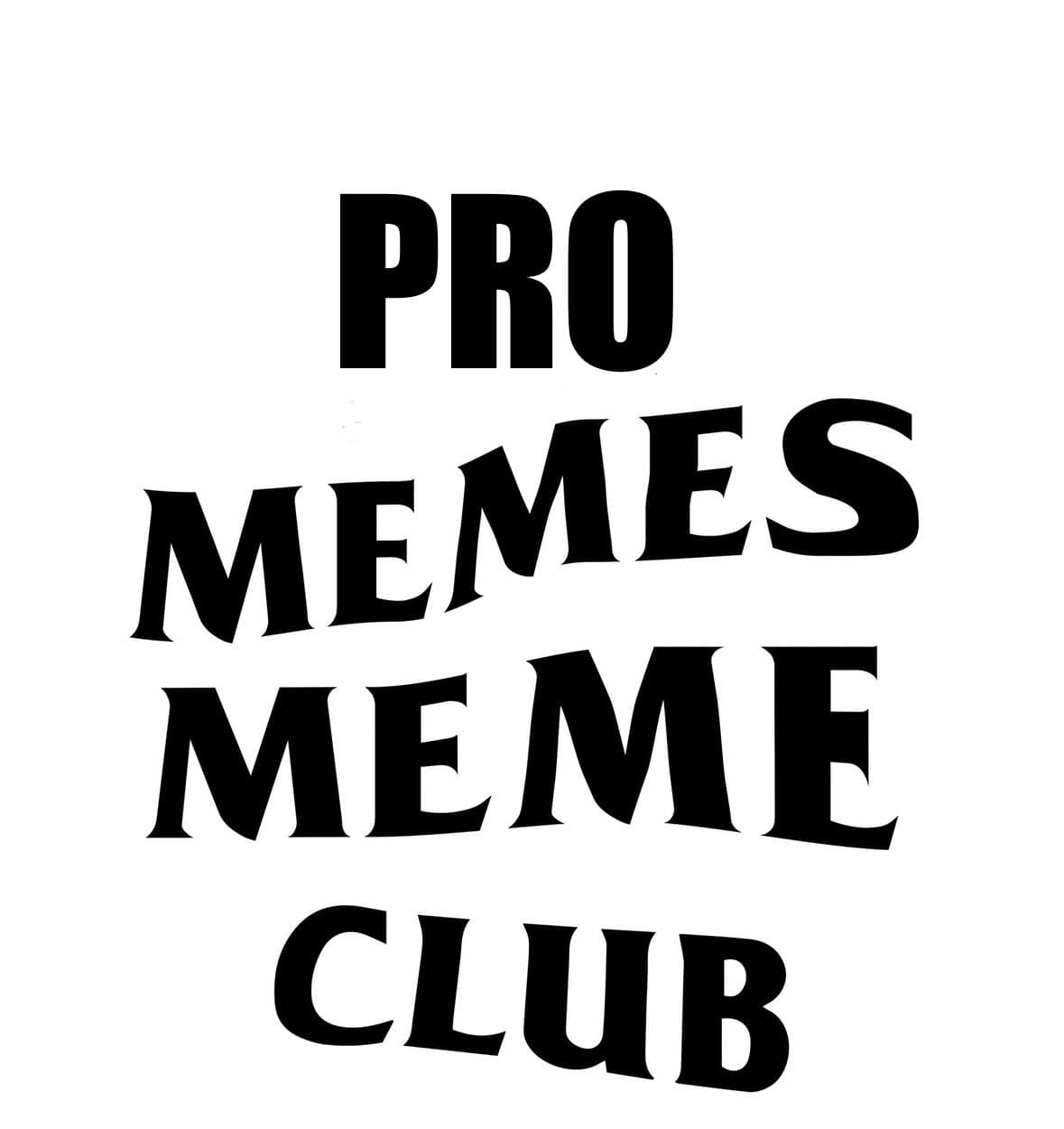 Pro Memes Meme Club token image