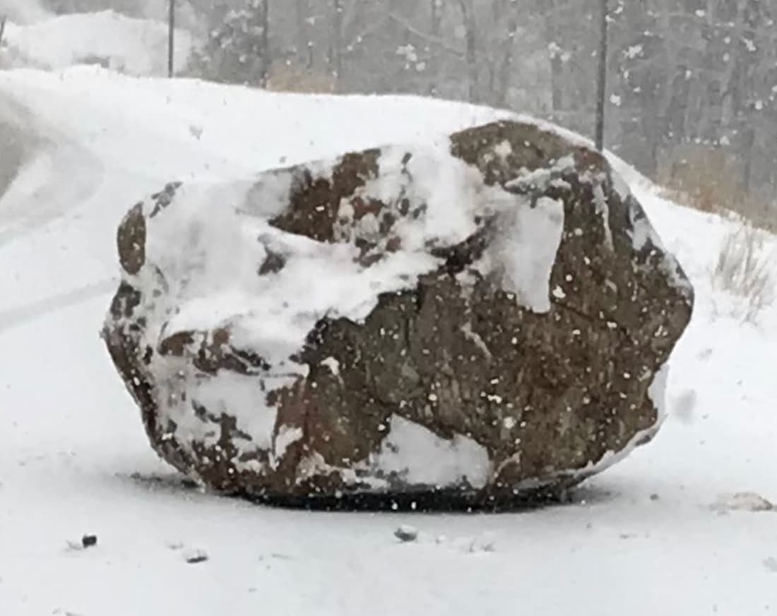 Large boulder the size of a small boulder token image