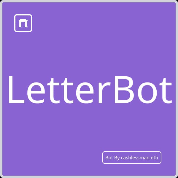Letters Bot token image