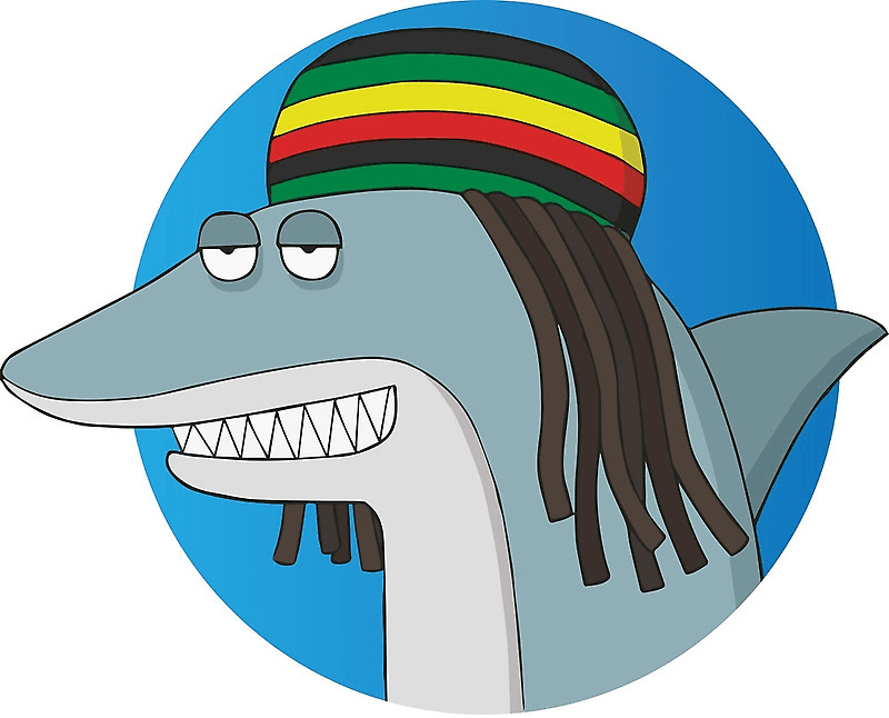 The Rastafarian shark token image