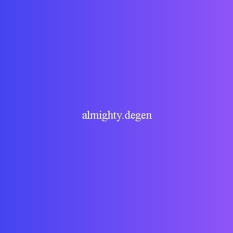 Almighty Degen token image