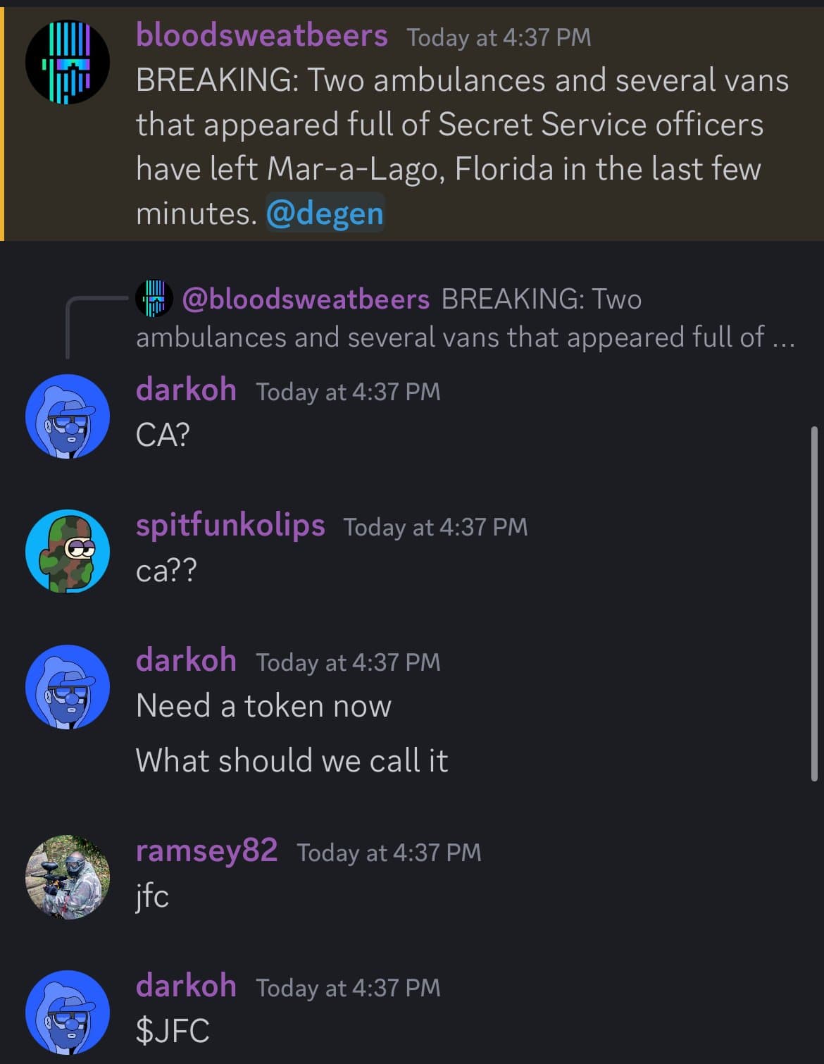 BREAKING NEWS token image
