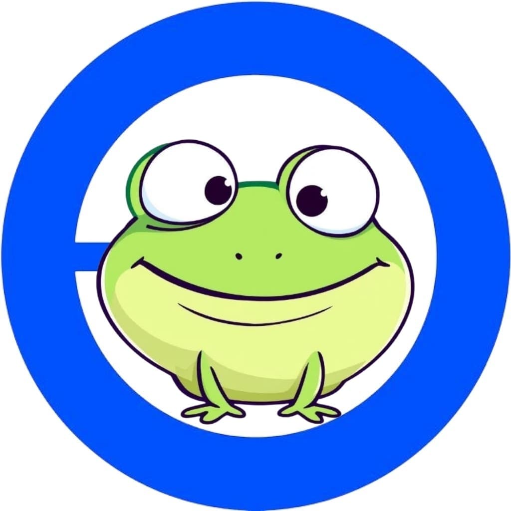 Frog on base token image
