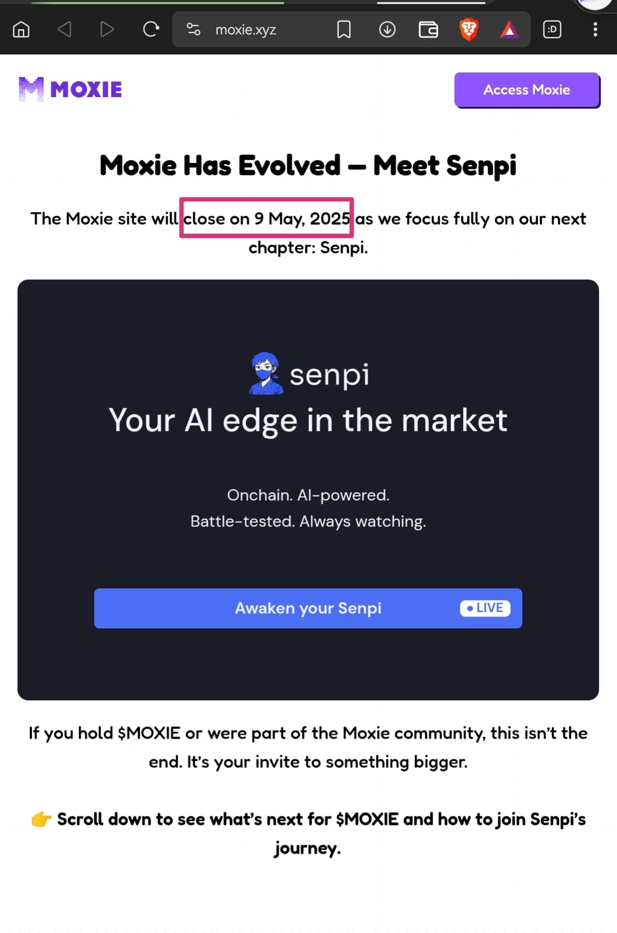 no longer token image