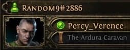 Percy Verence token image