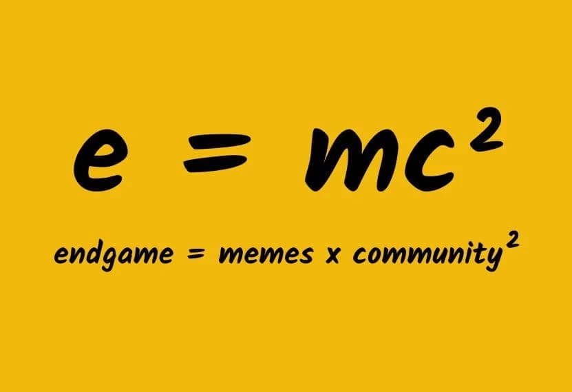 endgame = memes x community² token image