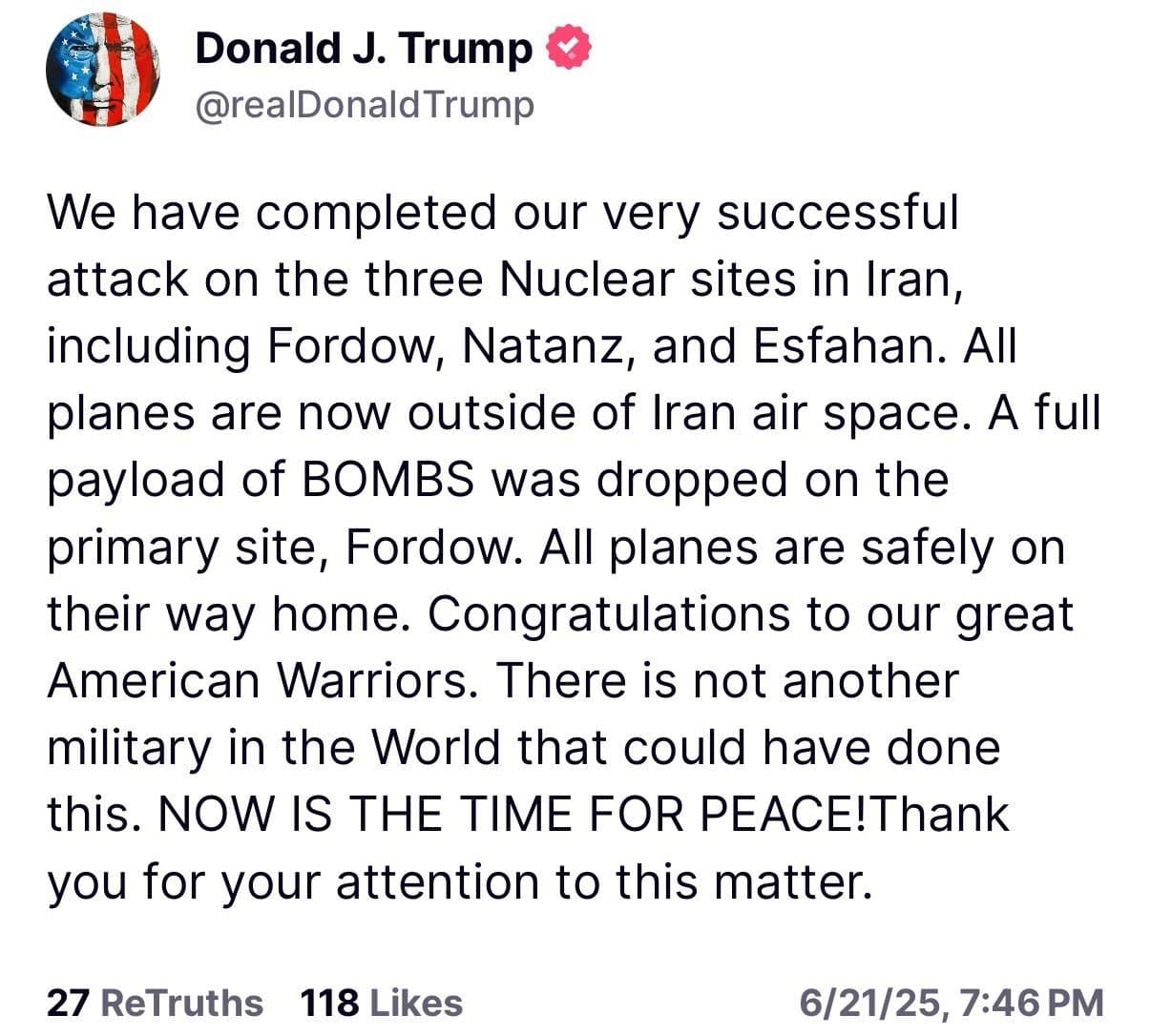 USA Bombs IRAN token image