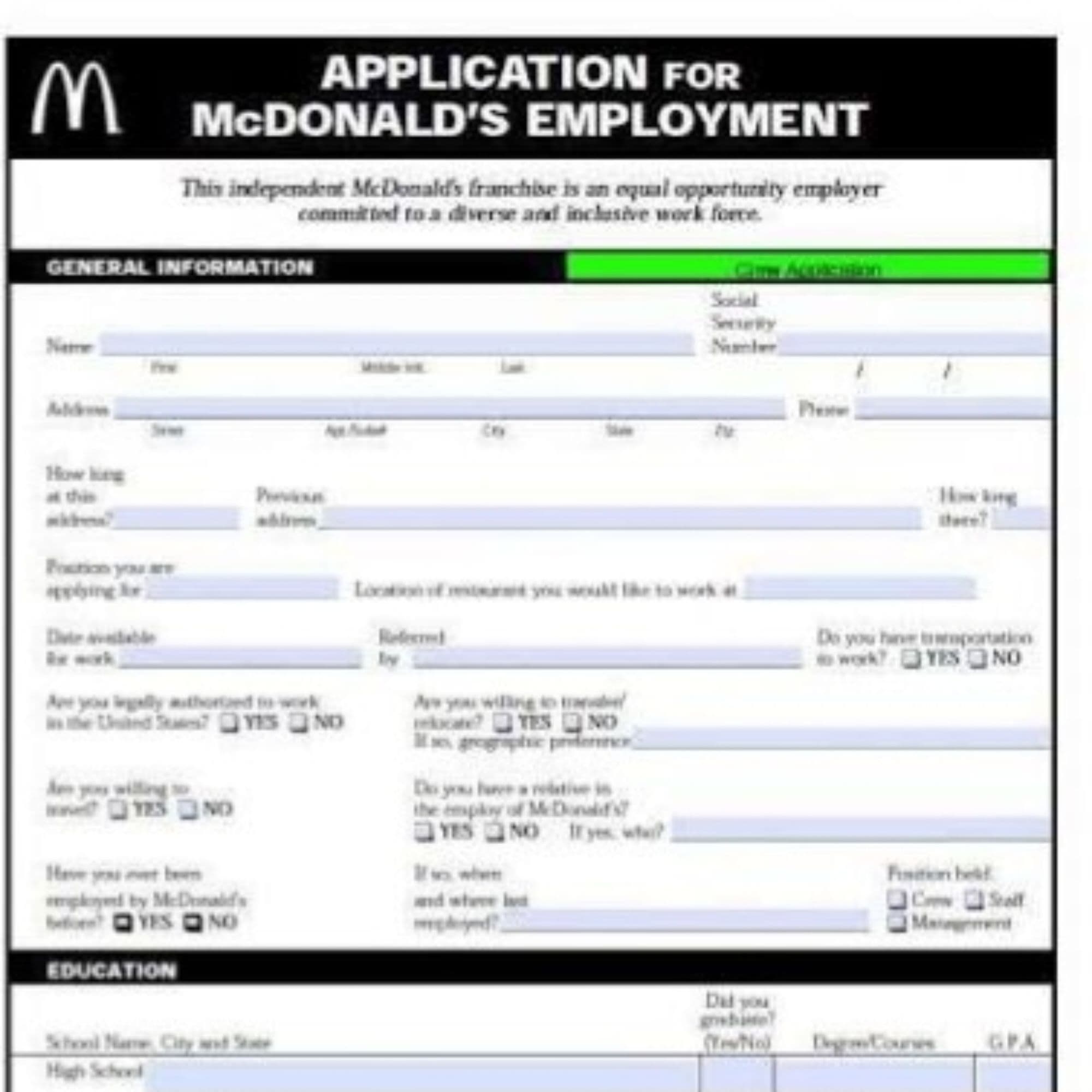 Job Application token image