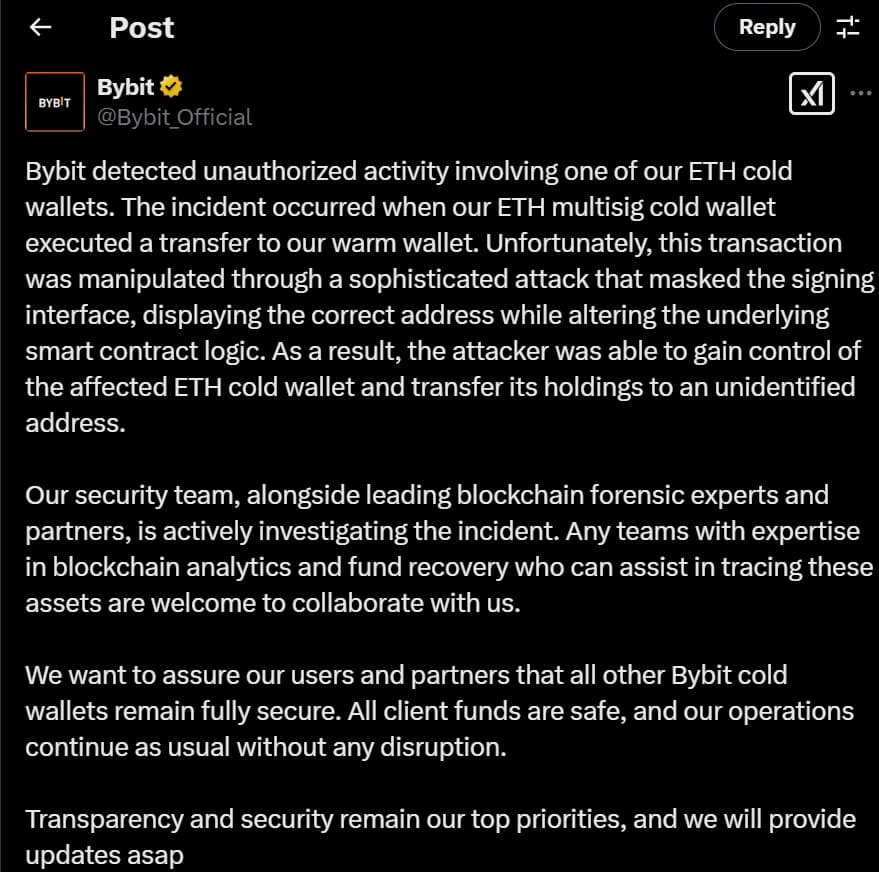Bybit got hacked token image