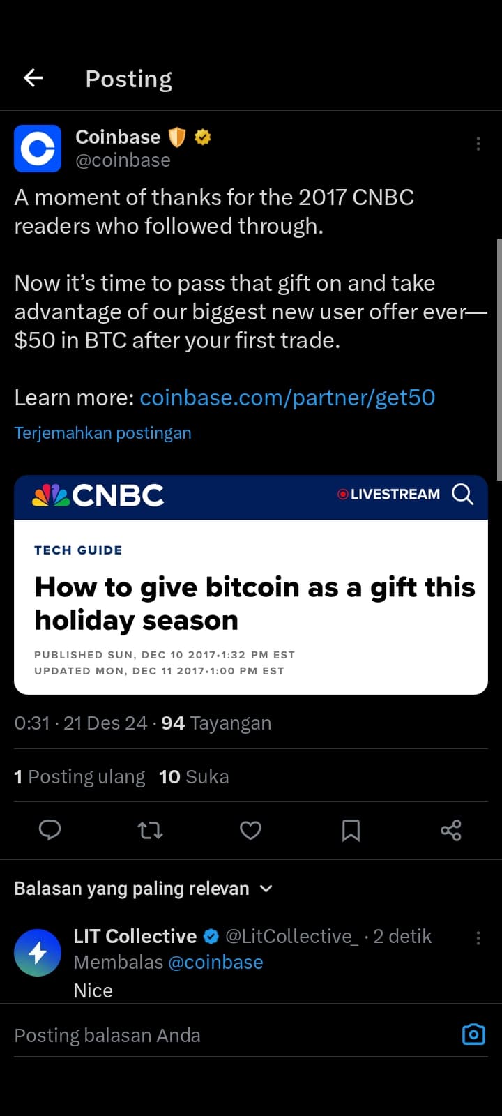CNBC token image