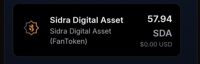 sidra digital asset token image