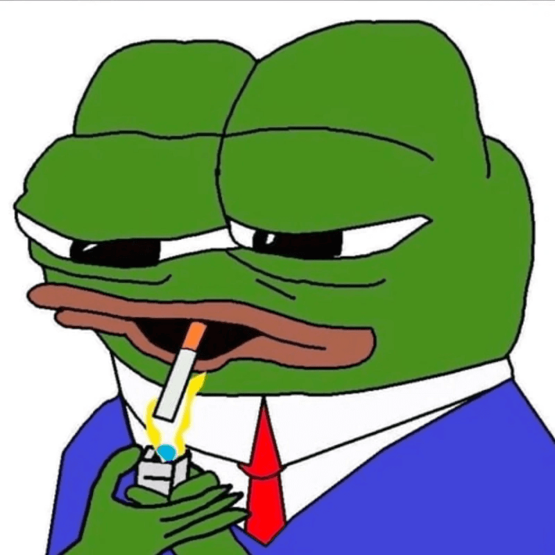 pepe wif cig token image
