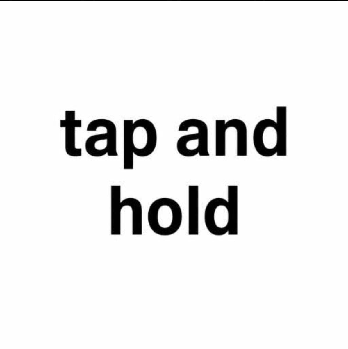 Tap and Hold token image