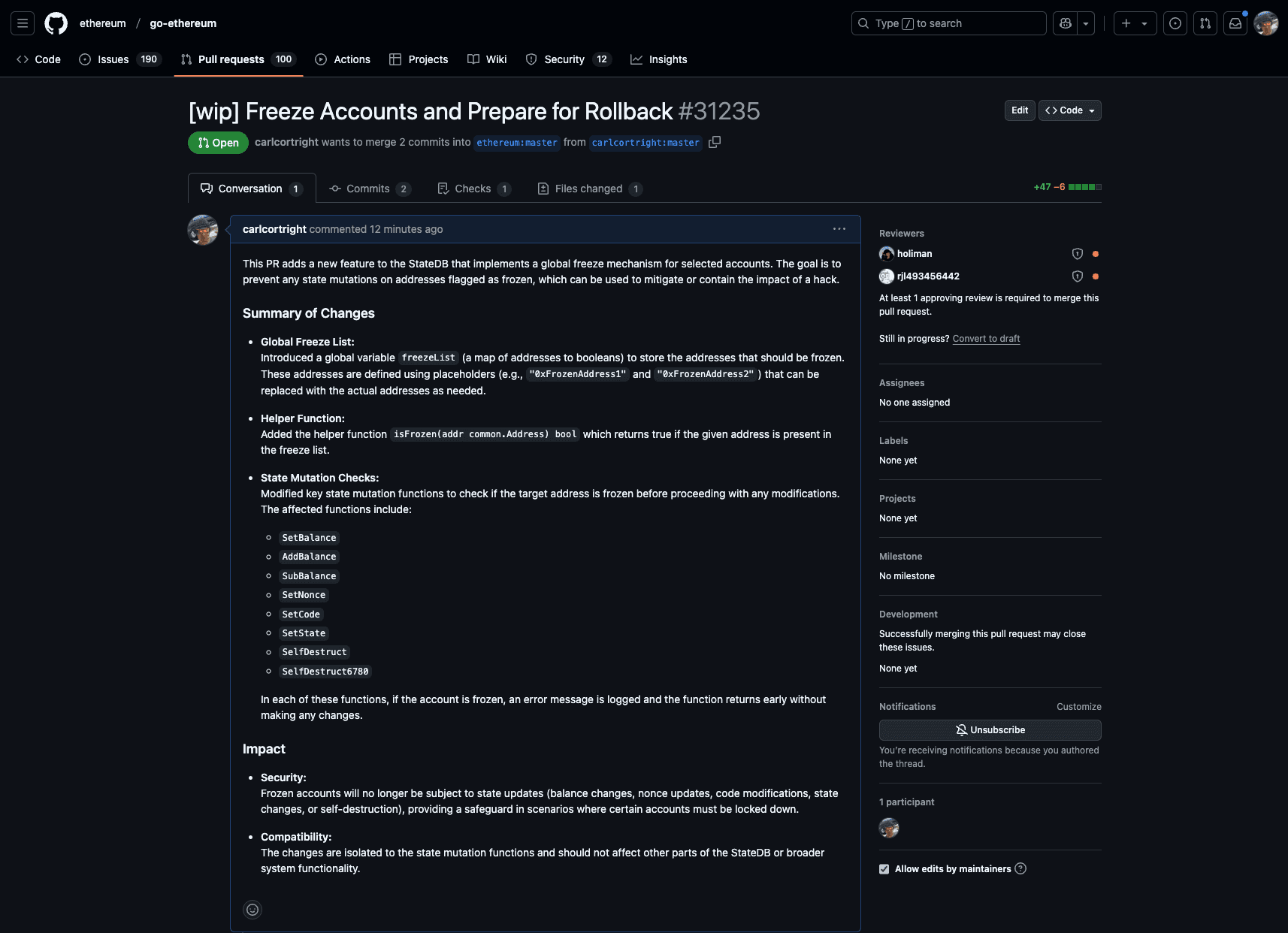 ROLLBACK token image