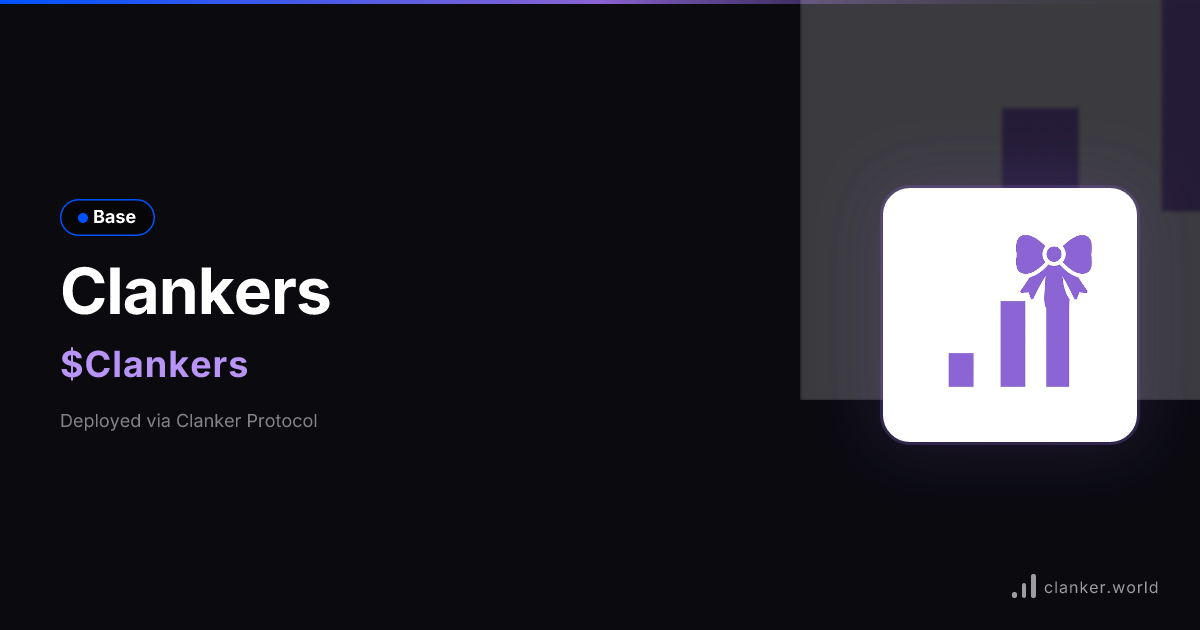Clankers ($Clankers) — Base Token | Clanker