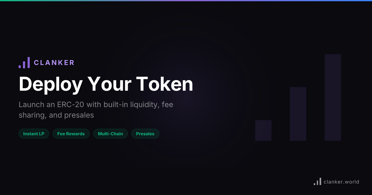 Deploy a Clanker Token